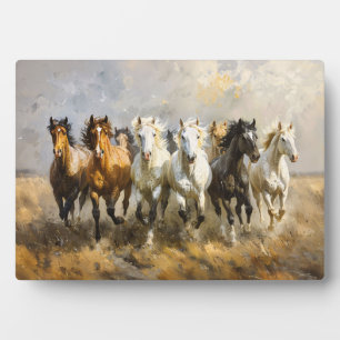 Placa Expositora Galloping Mustang Pintura