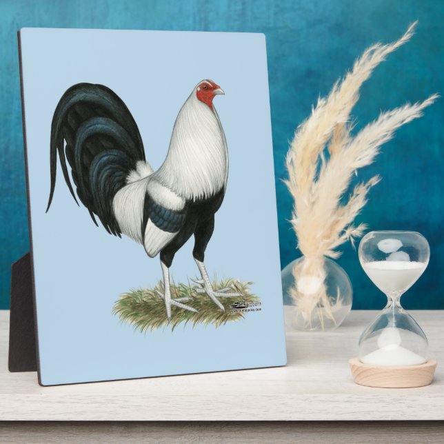 Placa Expositora Gamecock plateado (Lado)