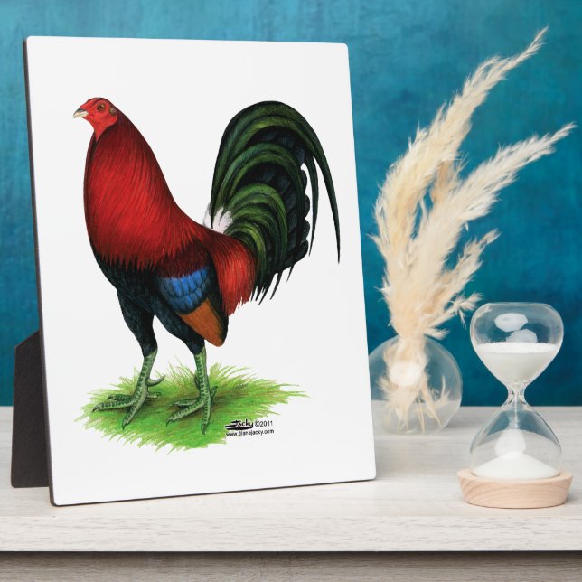 Placa Expositora Gamecock: rojo oscuro (Lado)