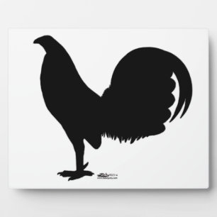 Placa Expositora Gamecock Rooster Silhouette
