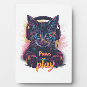 Placa Expositora Gamer Cat Sube de Nivel