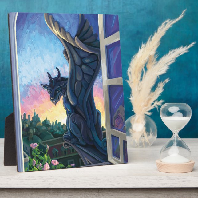 Placa Expositora Gargoyle Guardian (Lado)