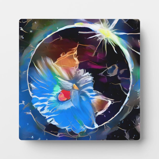 Placa Expositora Gato 6 - Eclipse solar (Frente)