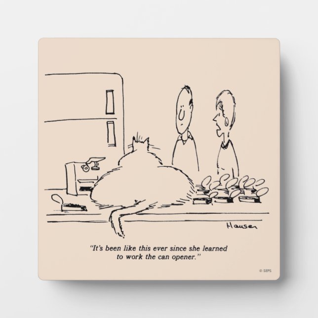 Placa Expositora Gato de grasa (Frente)