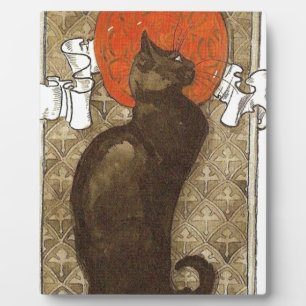 Placa Expositora Gato de Steinlein - Art Nouveau