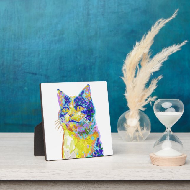 Placa Expositora Gato en la luz del sol (in situ)