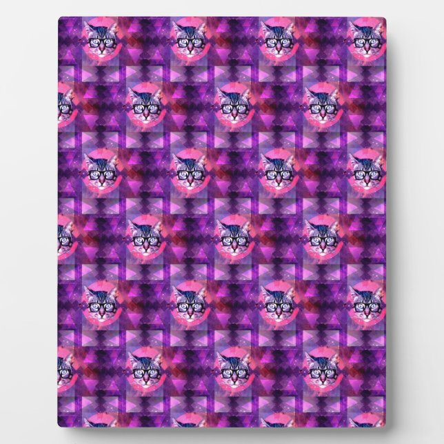 Placa Expositora gato iluminado (Frente)