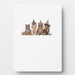 Placa Expositora Gato Lindo Gato de Halloween Animal de Halloween M