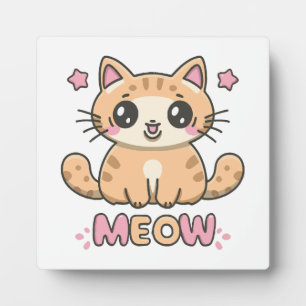 Placa Expositora gato lindo maullar