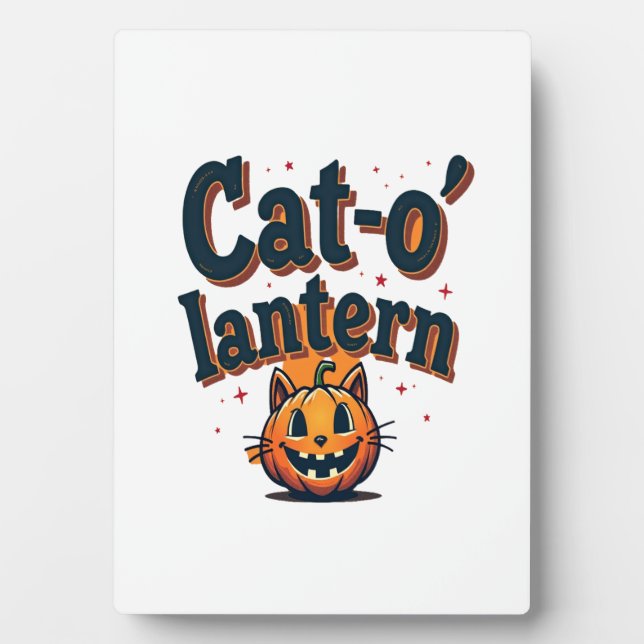 Placa Expositora Gato-linterna (Frente)