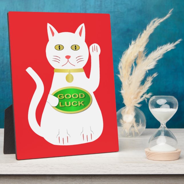 Placa Expositora Gato Lucky Oriental (Lado)