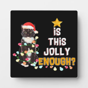 Placa Expositora Gatos Feliz Navidad