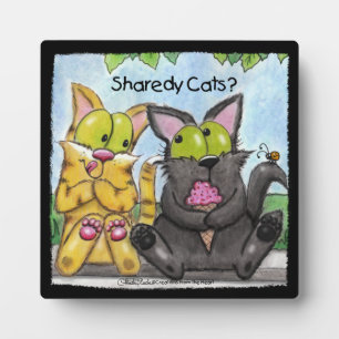 Placa Expositora Gatos Sharedy - Silly y Tig