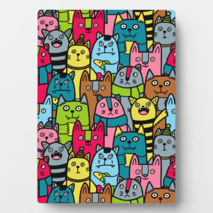 Placa Expositora Gatos y gatos