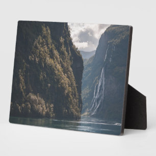 Placa Expositora Geiranger Fjord Noruega
