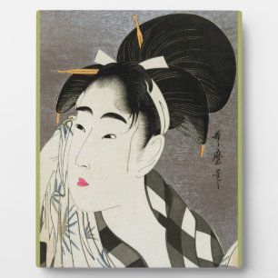 Placa Expositora Geisha japonés vintage kimono asiático oriental