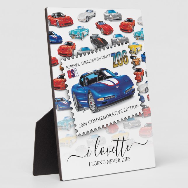 PLACA EXPOSITORA GENERACIONES DE ARTE AUTOMÓVIL (Lado)