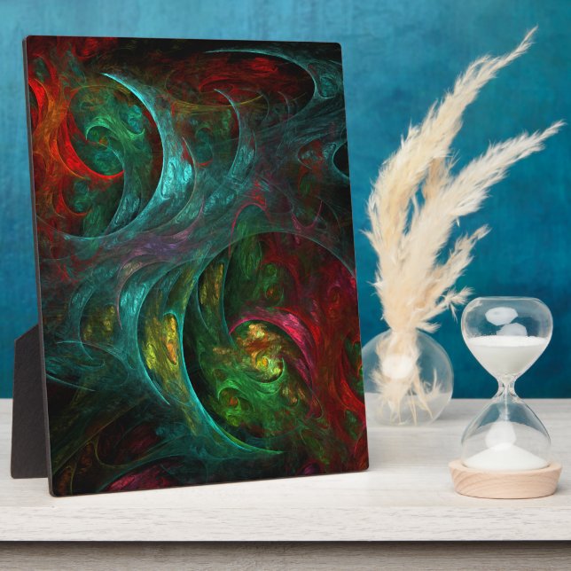 Placa Expositora Génesis Nova Resumen Arte Plaque (Lado)