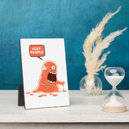 Placa Expositora gente de los monstruos come