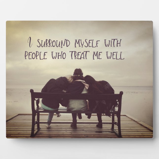 Placa Expositora Gente que me trata bien (Frente)