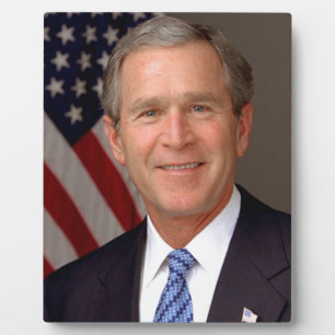 Placa Expositora George W Bush