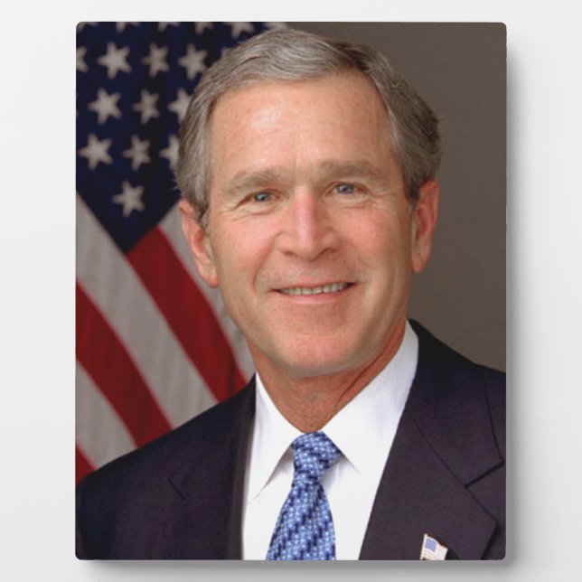 Placa Expositora George W Bush (Frente)
