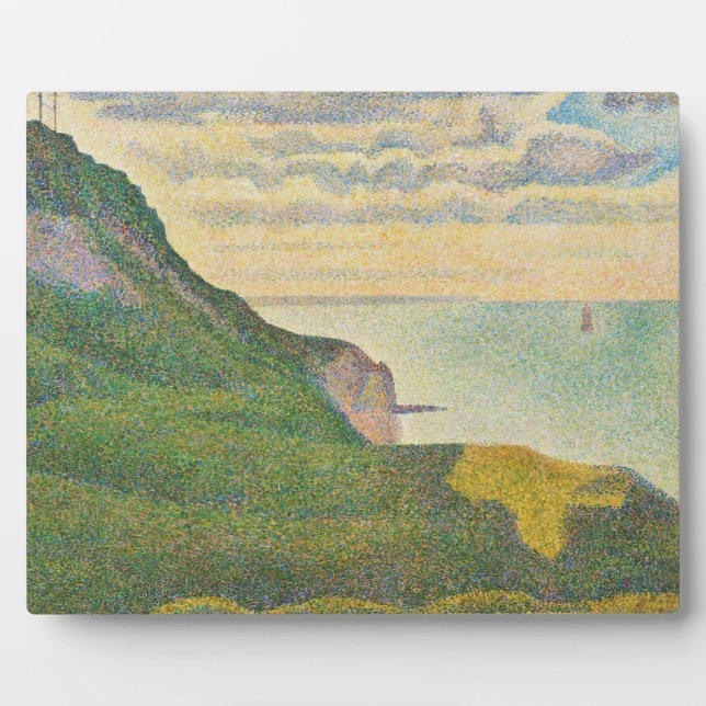 Placa Expositora Georges Pierre Seurat | El paisaje marino de Port- (Frente)