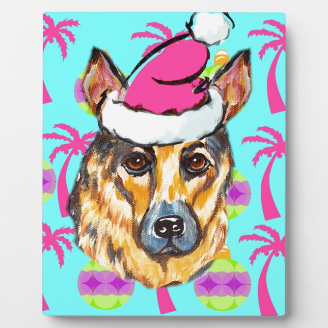 PLACA EXPOSITORA GERMAN SHEPHERD (Frente)