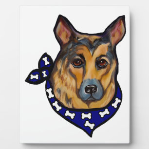 PLACA EXPOSITORA GERMAN SHEPHERD