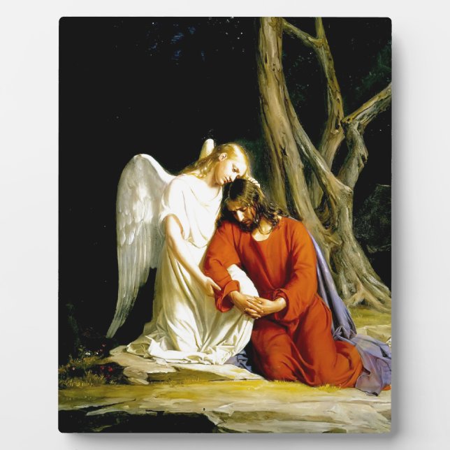 Placa Expositora Gethsemane Carl Bloch (Frente)
