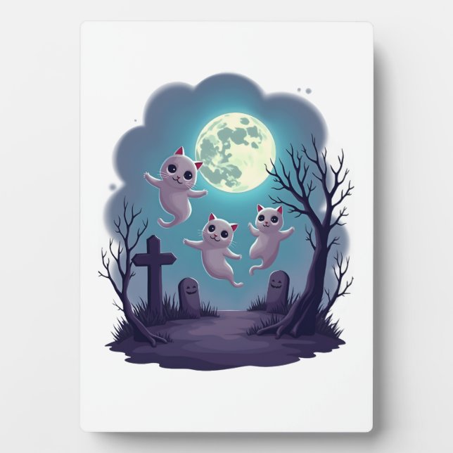 Placa Expositora Ghost Cat Parade (Frente)