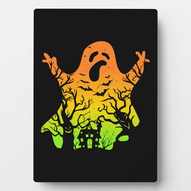 Placa Expositora Ghost Halloween Ghost Halloween Spookeen Halloween (Frente)