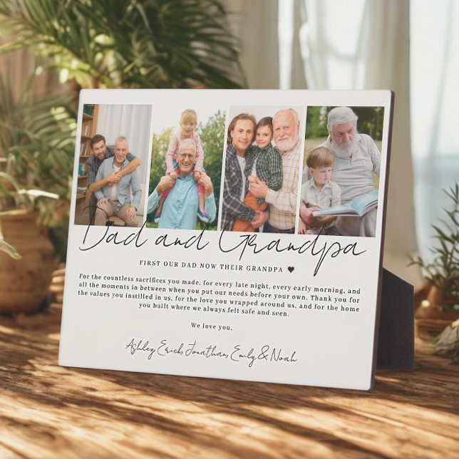 Placa Expositora Gift for Dad And Grandpa from Kids and Grandkids (Subido por el creador)