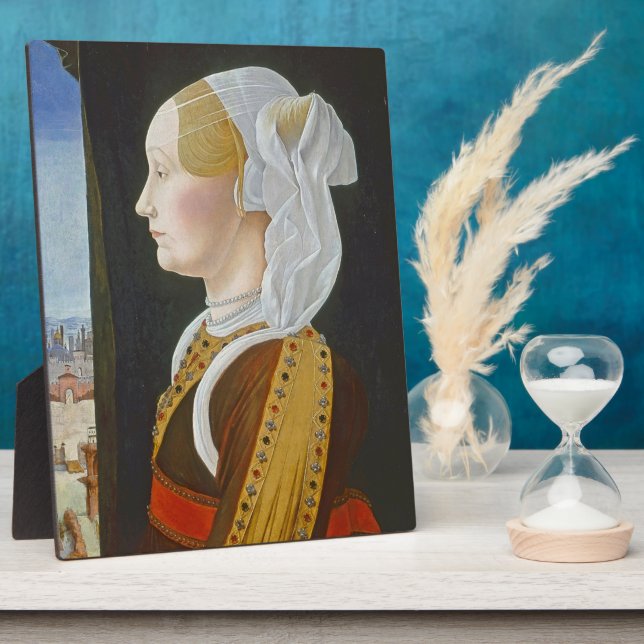 Placa Expositora Ginevra Bentivoglio, c. 1474 - 77 (Lado)