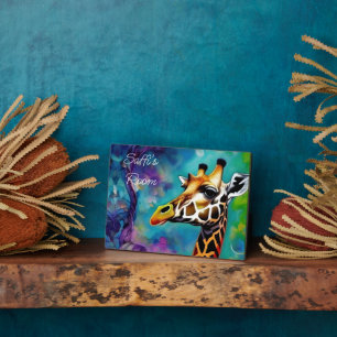 Placa Expositora Girafa de color