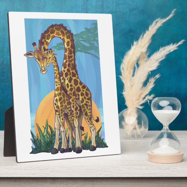 Placa Expositora Giraffe Mama y Baby (Lado)