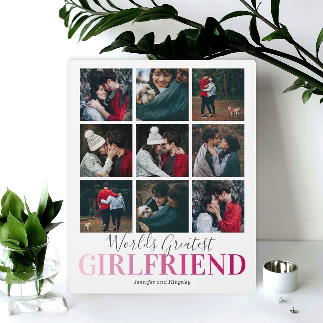 Placa Expositora Girlfriend Gift | La mejor foto del mundo (Subido por el creador)