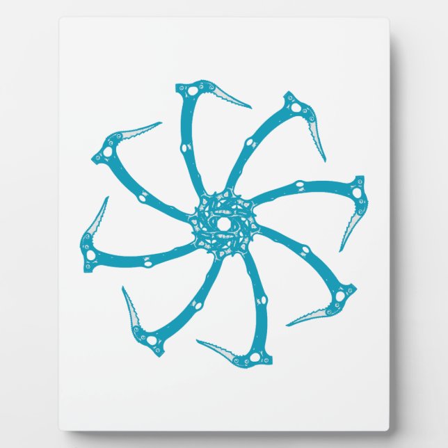 Placa Expositora Giro de herramientas de hielo (Frente)