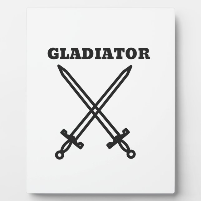 Placa Expositora Gladiador (Frente)