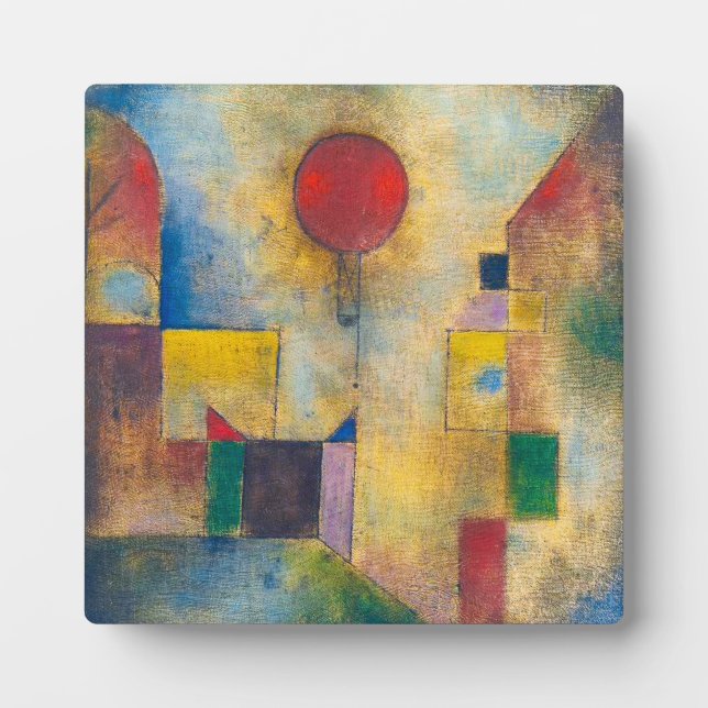 Placa Expositora Globo Rojo | Paul Klee | (Frente)