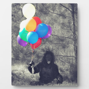 Placa Expositora globos de cumpleaños simio