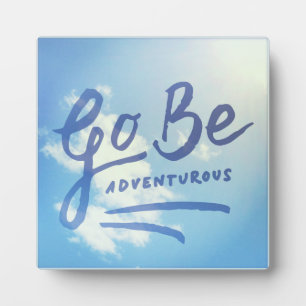 Placa Expositora Go Be Adventurous Sky