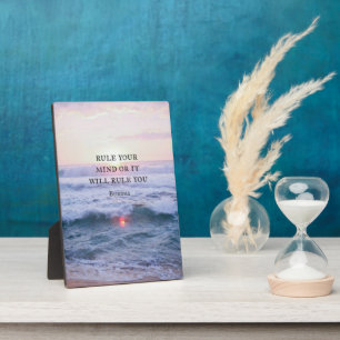 Placa Expositora "Gobierna Tu Mente O Te Gobernará" - Buda