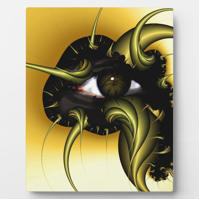 PLACA EXPOSITORA GOLDEN EYE FRACTAL (Frente)