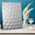 Placa Expositora Golf Ball Dimples<br><div class="desc">¡CUATRO! Esta imagen de Golf Ball Dimples es perfecta para todos los amantes del golf.</div>