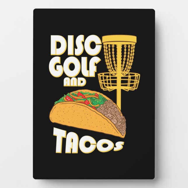 Placa Expositora Golf De Disco Y Tacos (Frente)