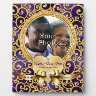 Placa Expositora Gorgeous Photo Wedding Anniversary Plaques