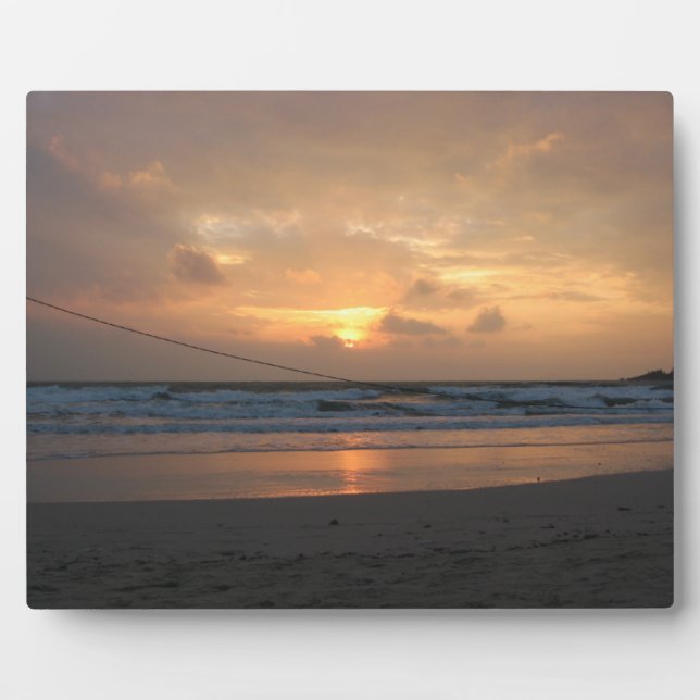 Placa Expositora Gorra Rin Beach Sunrise... Koh Phangan, Tailandia (Frente)