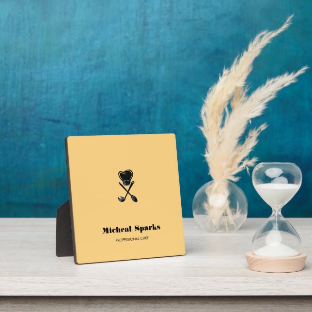 Placa Expositora Gorra y beige de la silueta de las cucharas (in situ)