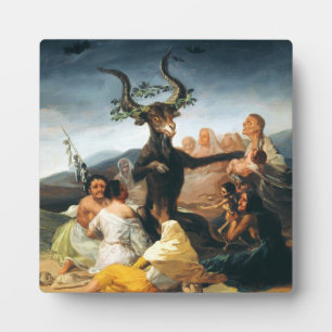 Placa Expositora Goya Witches Sabbath Plaque